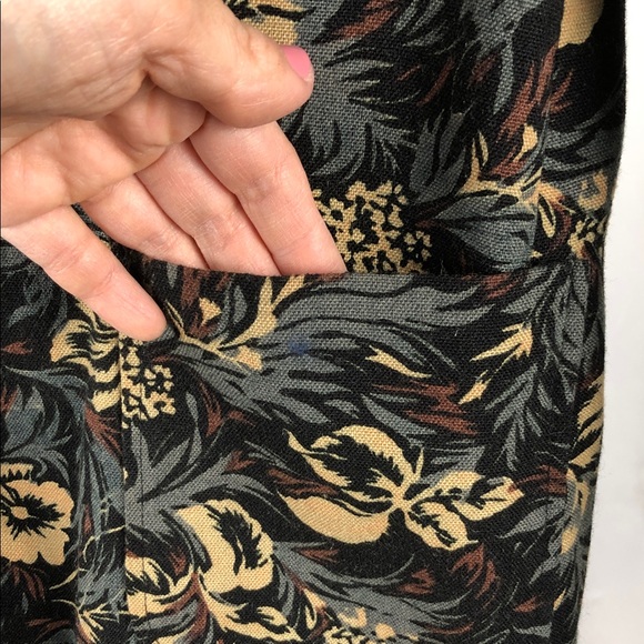 Floral Patterned Vintage Women's Blazer (V1) - Picture 5 of 13